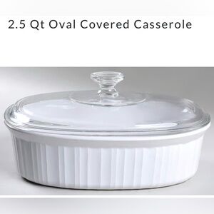 Corning Corelle 2.5 Qt. - Two Piece Covered Casserole